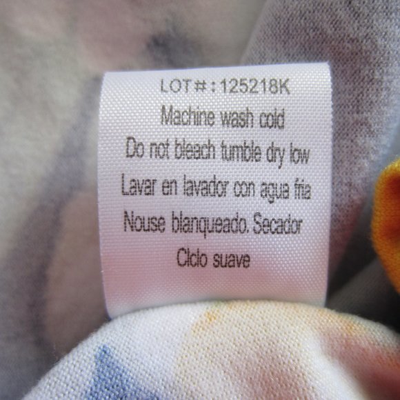 NWT Girl's POOF GIRL Open Front Shorts Dress Size XL Blue Floral Print - Picture 9 of 9